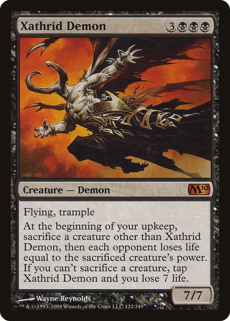 Xathrid Demon — Magic 2010 — Magic: The Gathering