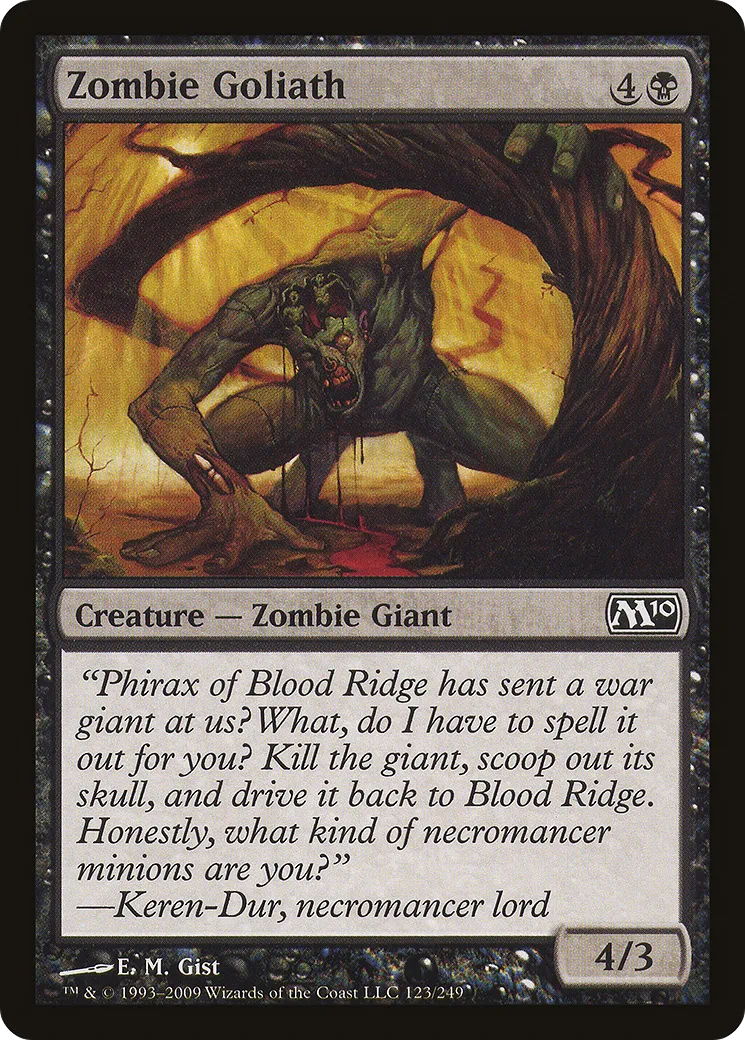 Zombie Goliath — Magic 2010 — Magic: The Gathering
