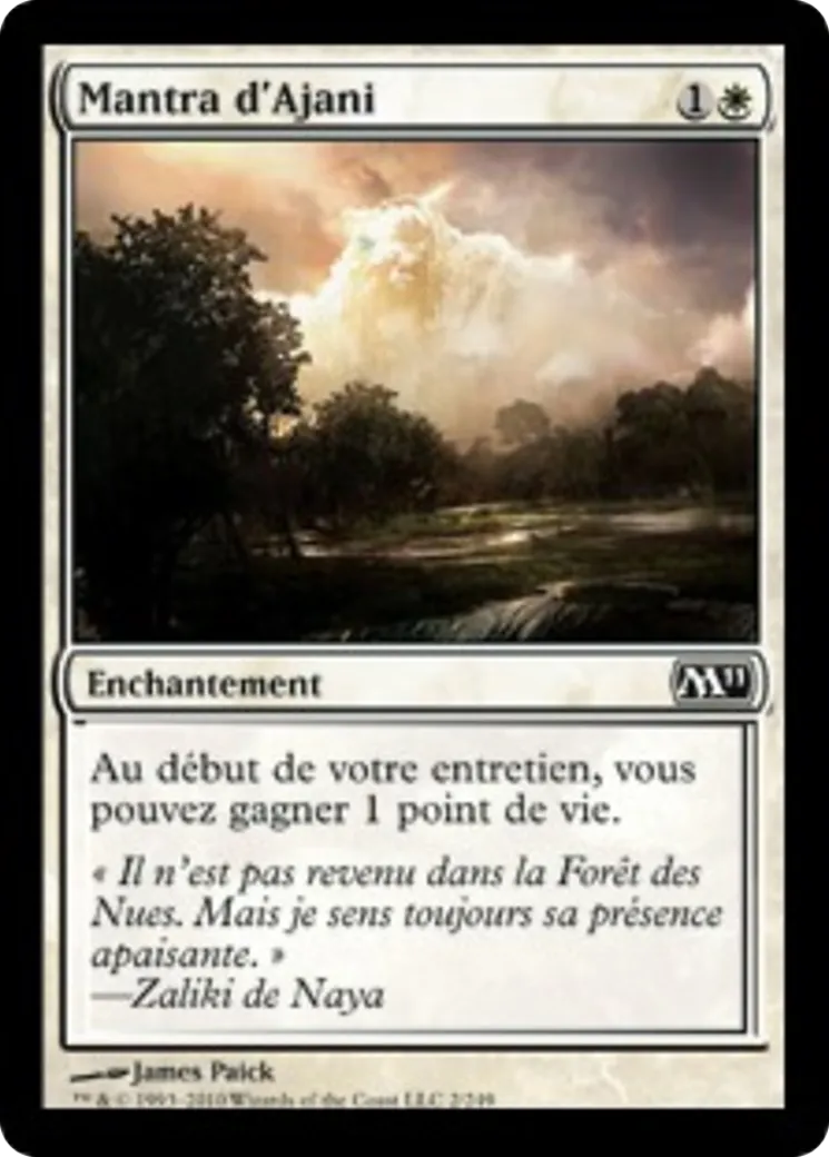 Mantra d'Ajani — Magic 2011 — Magic: The Gathering