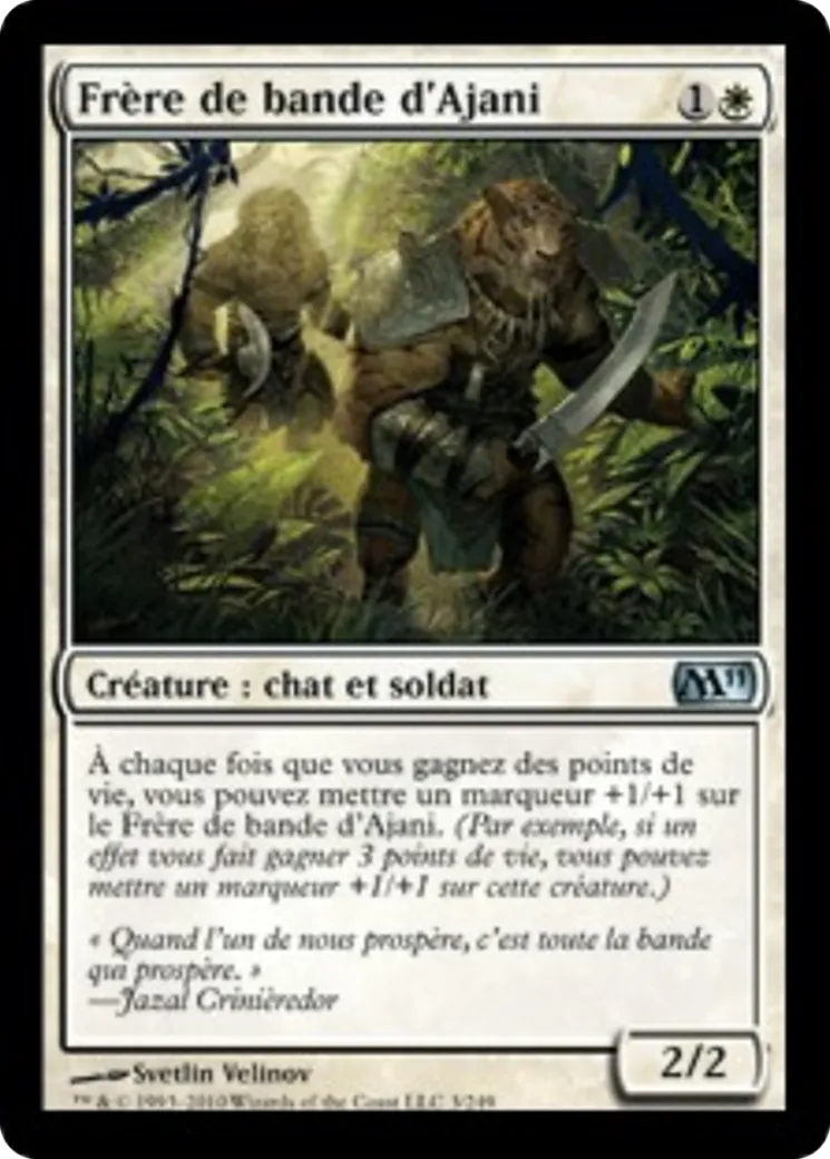 Frère de bande d'Ajani — Magic 2011 — Magic: The Gathering