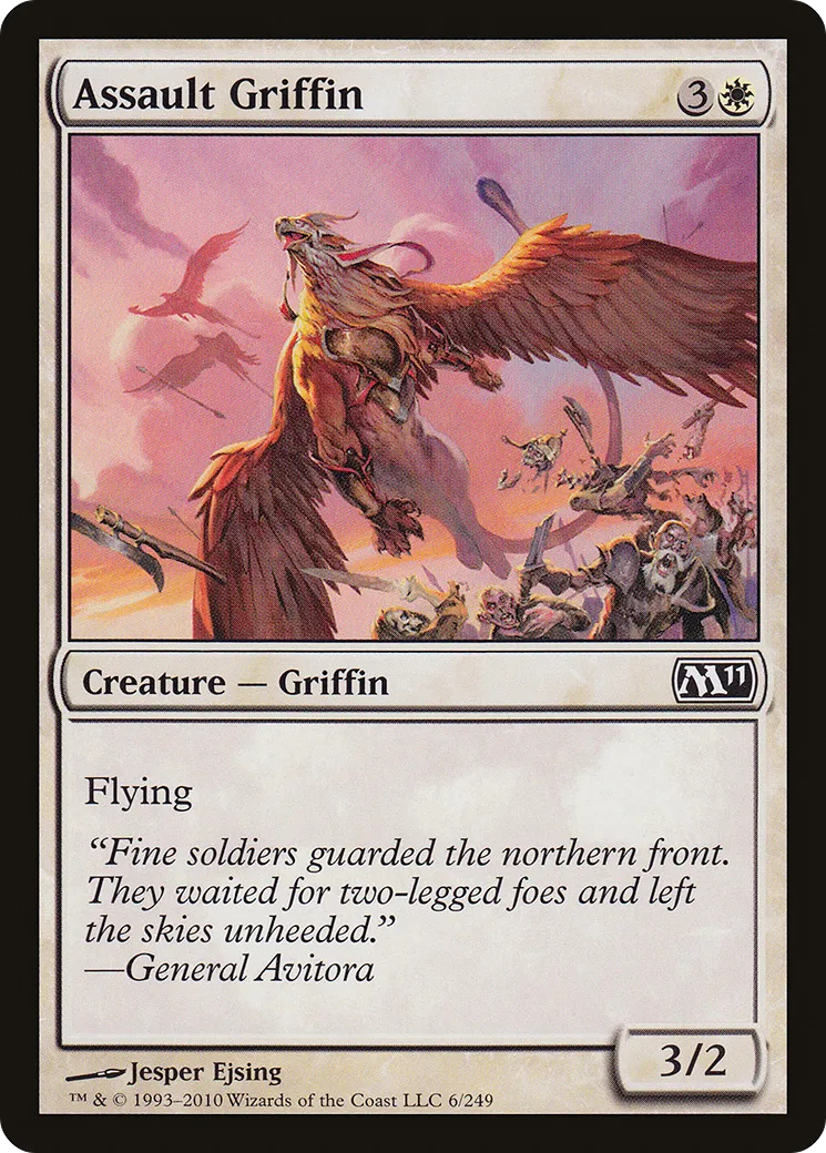 Griffon d'assaut — Magic 2011 — Magic: The Gathering