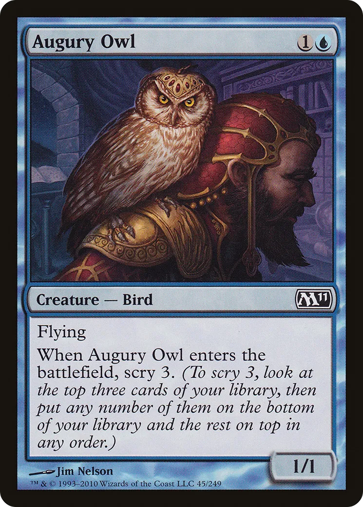 Augury Owl — Magic 2011 — Magic: The Gathering