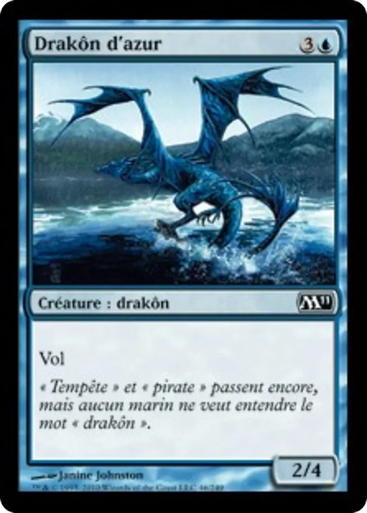 Drakôn d'azur — Magic 2011 — Magic: The Gathering