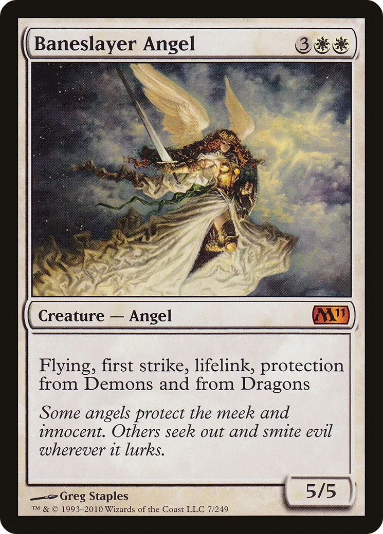 Baneslayer Angel — Magic 2011 — Magic: The Gathering