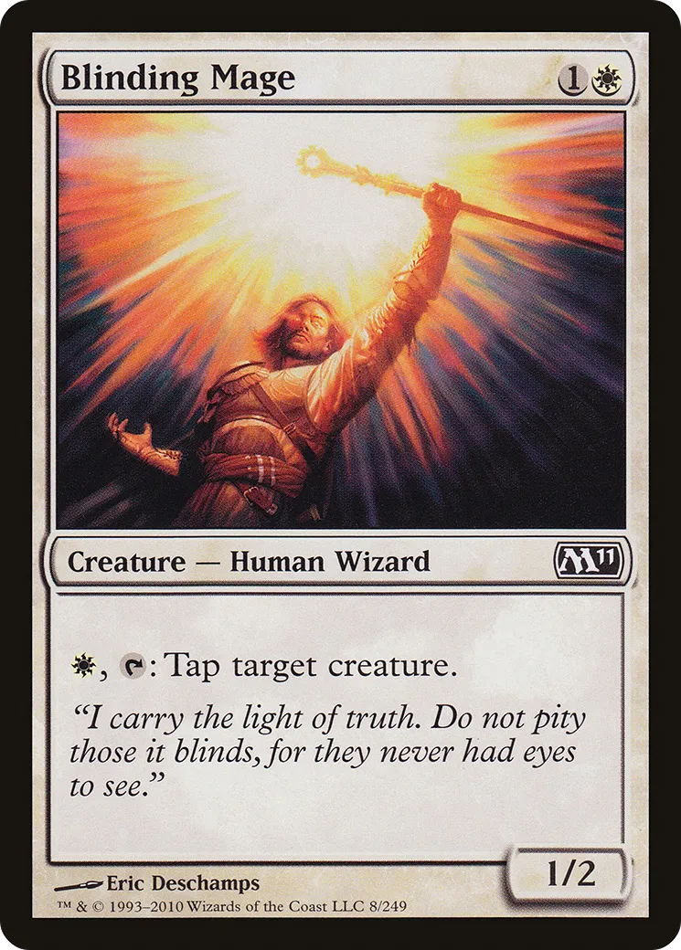 Blinding Mage — Magic 2011 — Magic: The Gathering