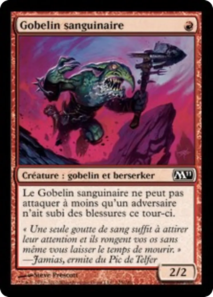 Gobelin sanguinaire — Magic 2011 — Magic: The Gathering