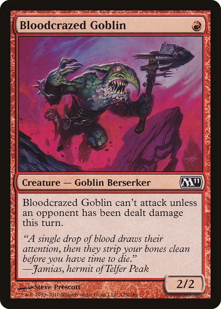 Gobelin sanguinaire — Magic 2011 — Magic: The Gathering