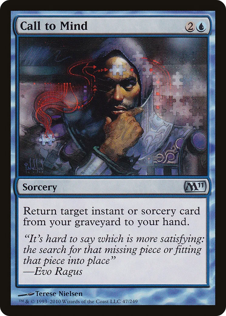 Call to Mind — Magic 2011 — Magic: The Gathering