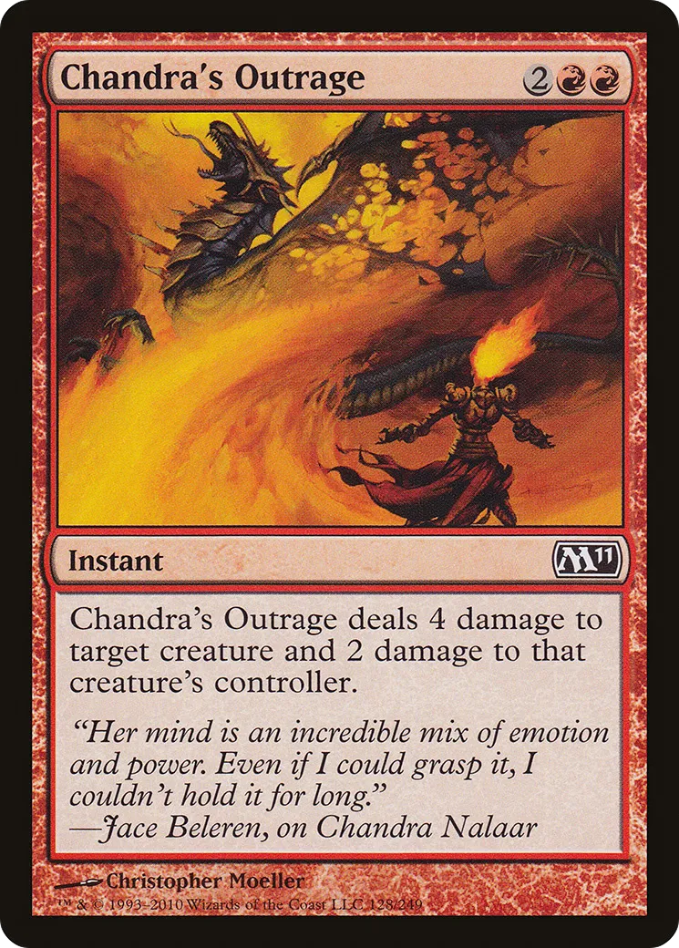 Chandra's Outrage — Magic 2011 — Magic: The Gathering