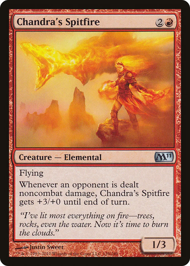 Chandra's Spitfire — Magic 2011 — Magic: The Gathering