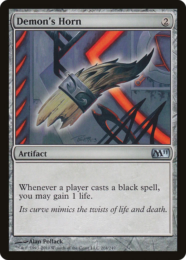 Demon's Horn — Magic 2011 — Magic: The Gathering