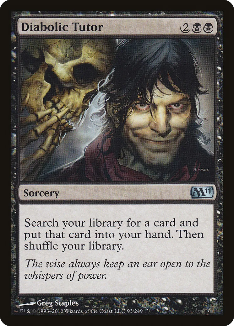 Précepteur démoniaque — Magic 2011 — Magic: The Gathering
