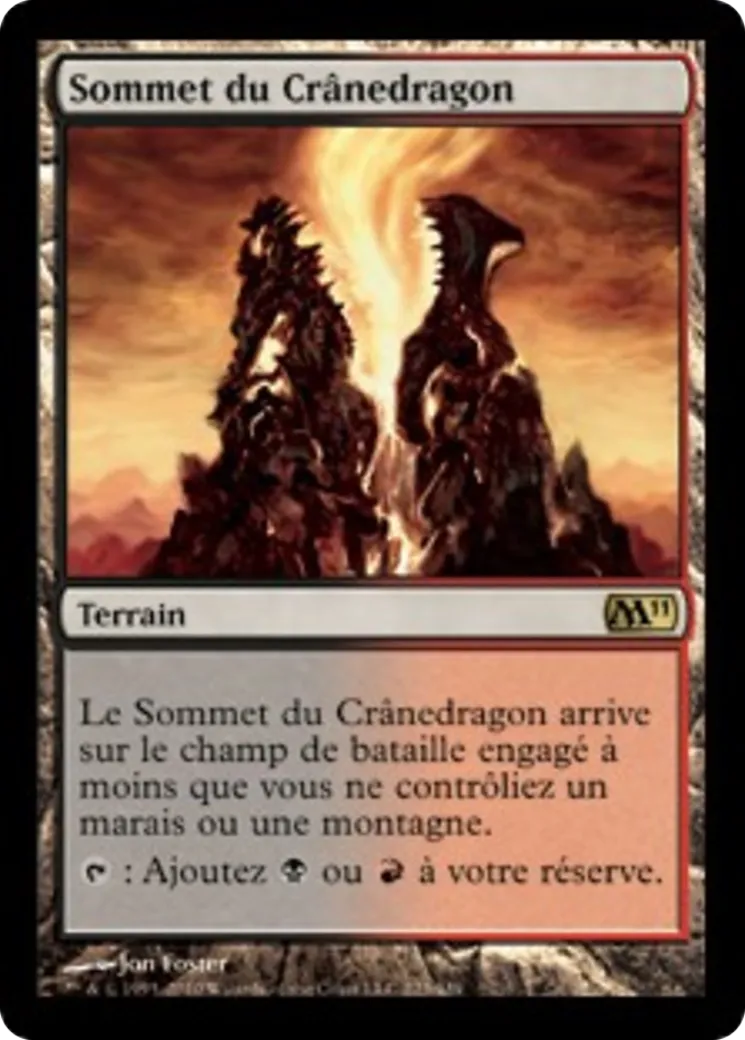 Sommet du Crânedragon — Magic 2011 — Magic: The Gathering