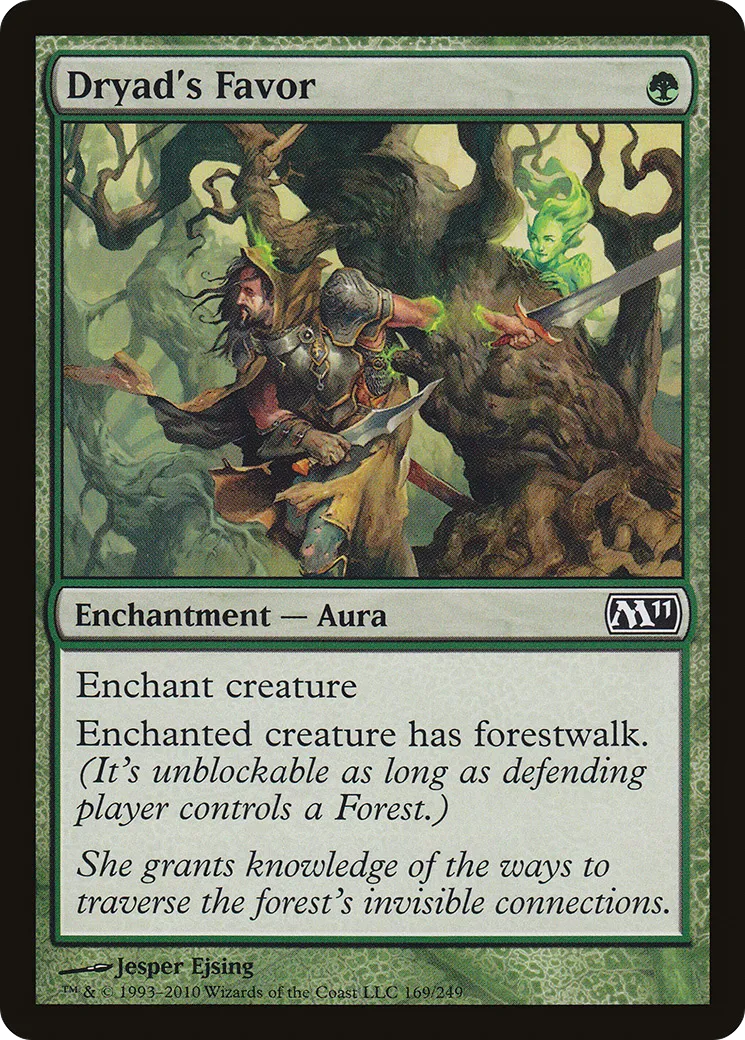 Dryad's Favor — Magic 2011 — Magic: The Gathering