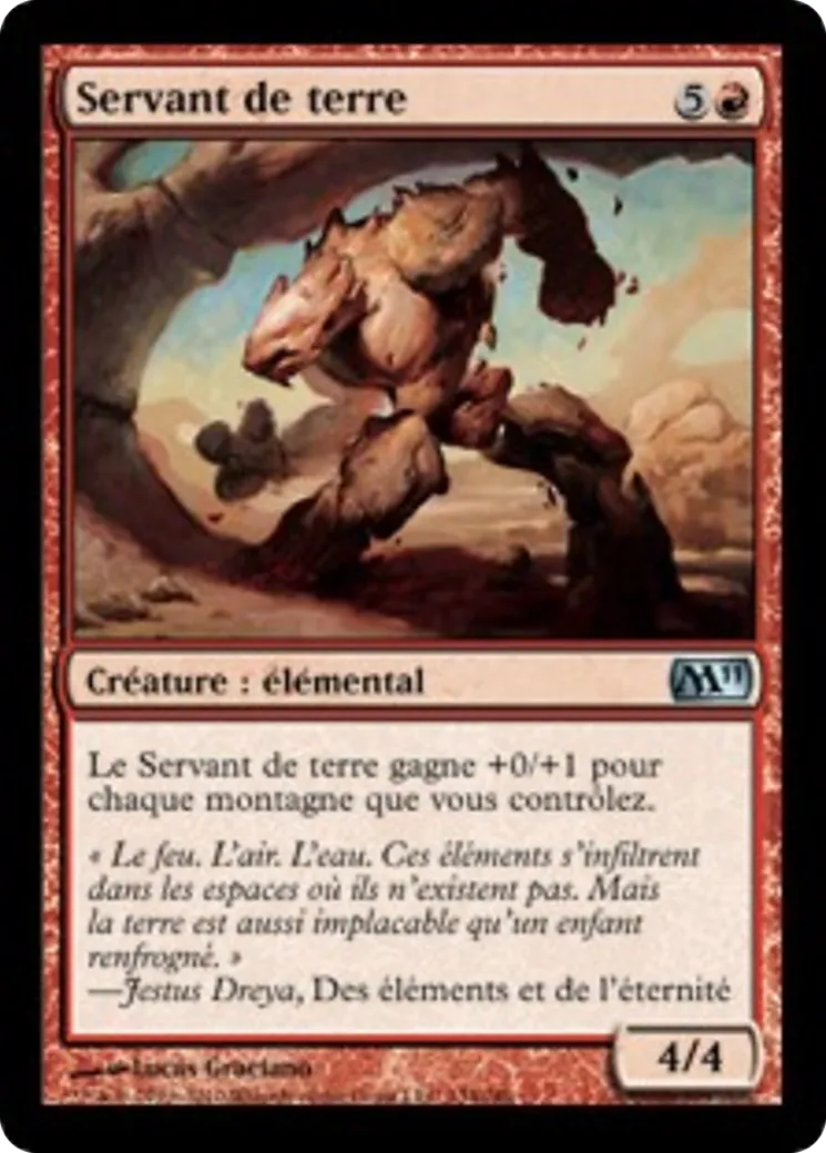 Servant de terre — Magic 2011 — Magic: The Gathering