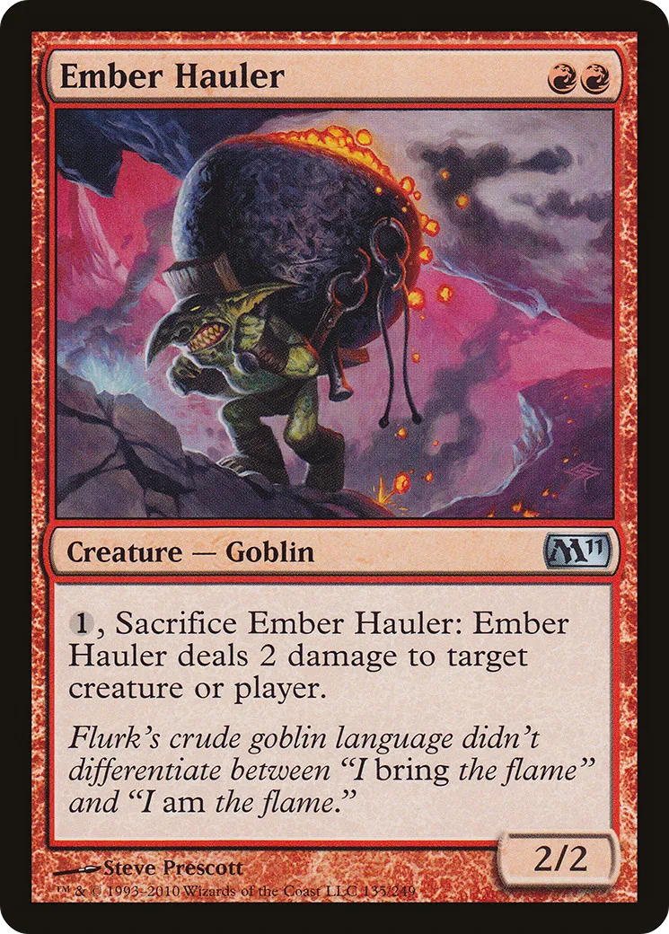 Ember Hauler — Magic 2011 — Magic: The Gathering