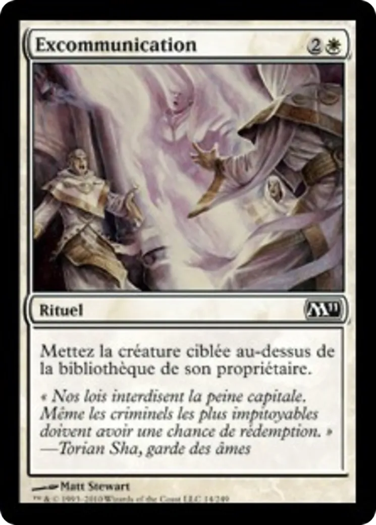 Excommunication — Magic 2011 — Magic: The Gathering
