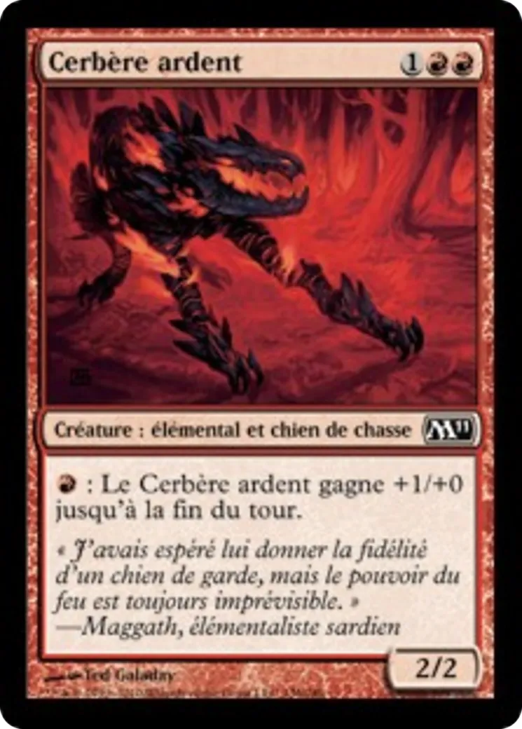 Cerbère ardent — Magic 2011 — Magic: The Gathering