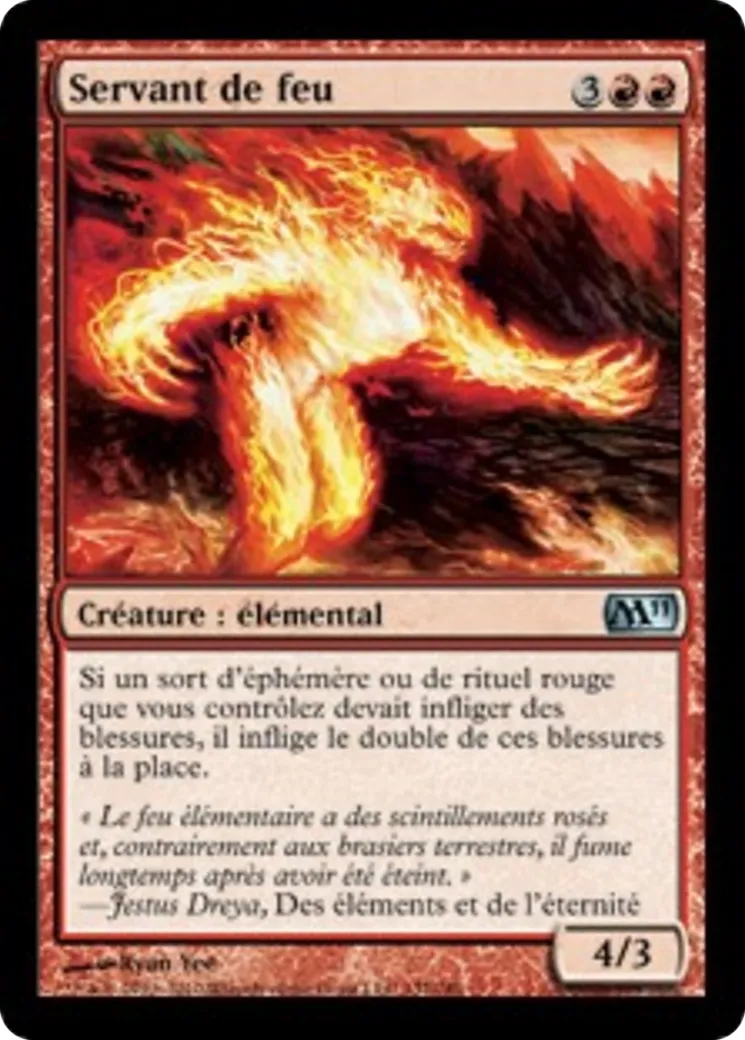 Servant de feu — Magic 2011 — Magic: The Gathering