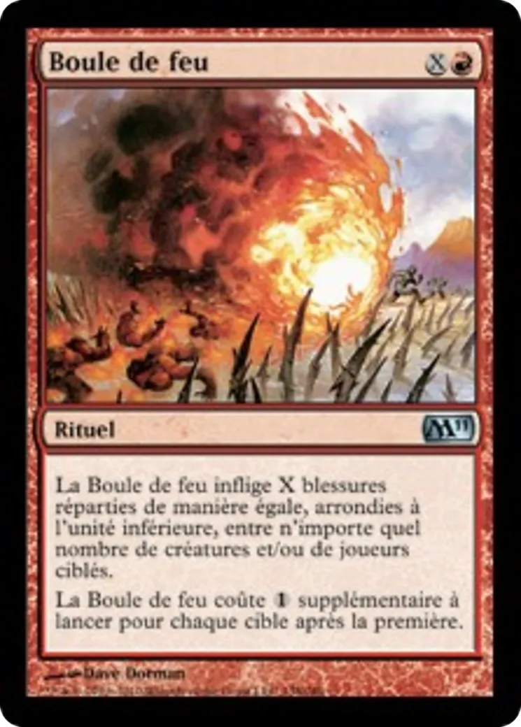 Boule de feu — Magic 2011 — Magic: The Gathering