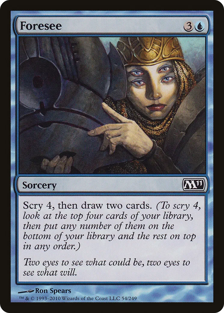 Foresee — Magic 2011 — Magic: The Gathering