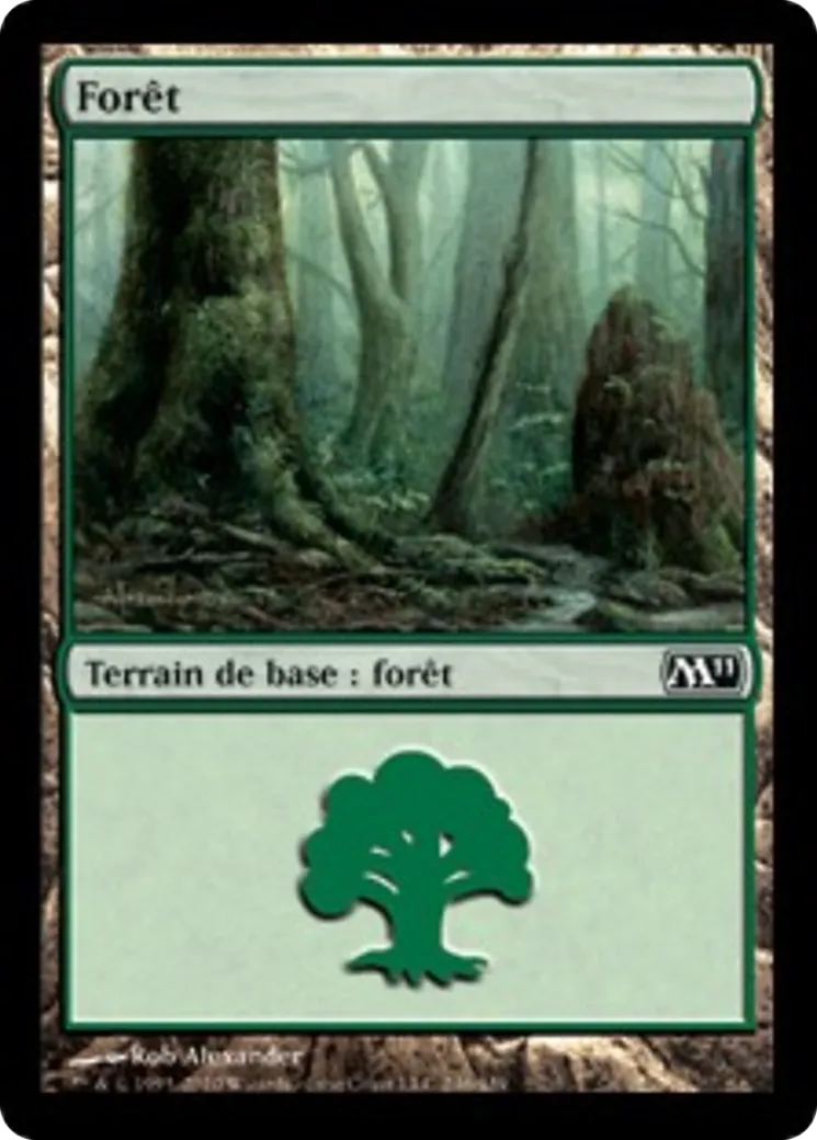 Forêt — Magic 2011 — Magic: The Gathering
