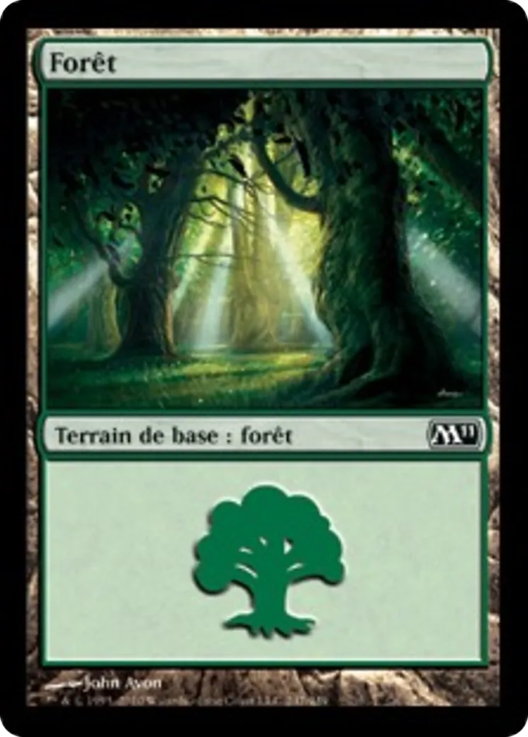 Forêt — Magic 2011 — Magic: The Gathering