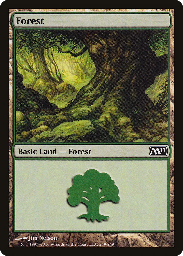 Forest — Magic 2011 — Magic: The Gathering