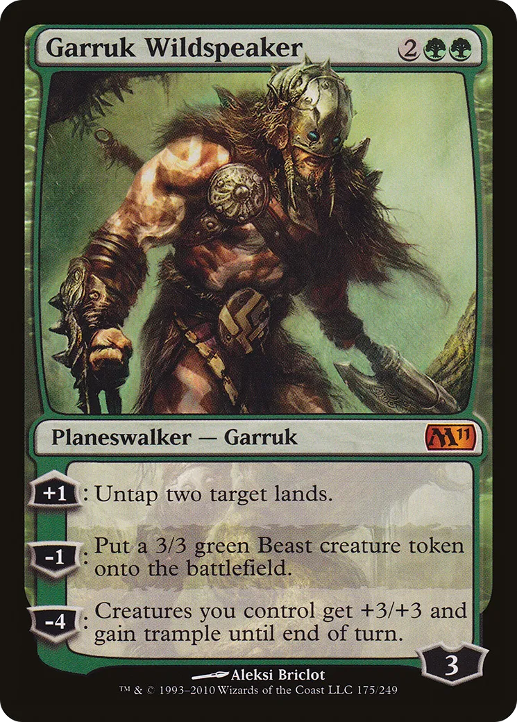 Garruk Wildspeaker — Magic 2011 — Magic: The Gathering