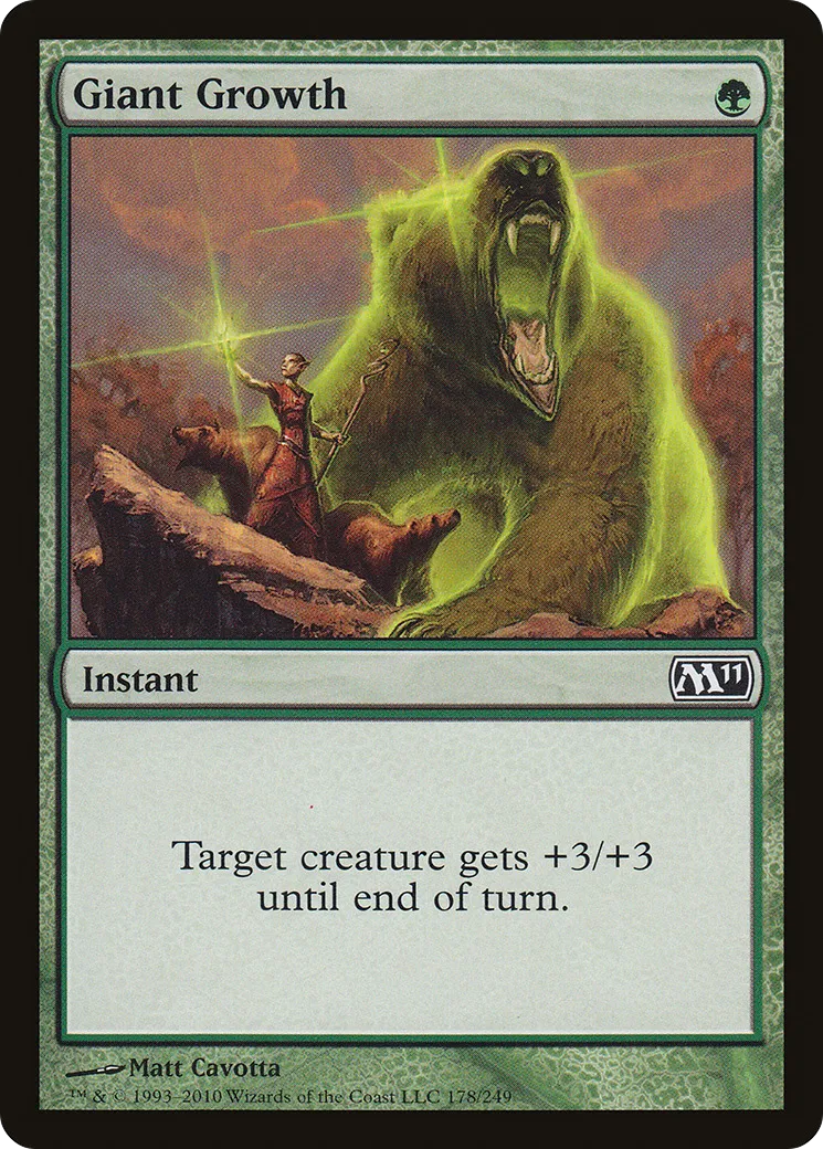 Giant Growth — Magic 2011 — Magic: The Gathering