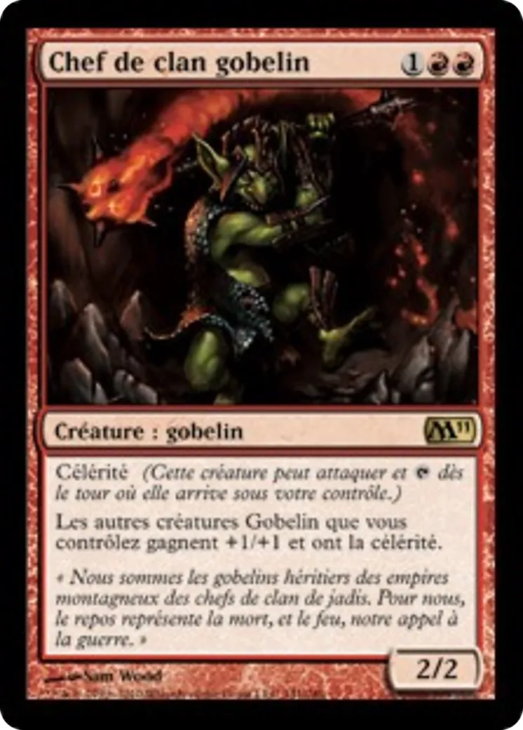 Chef de clan gobelin — Magic 2011 — Magic: The Gathering