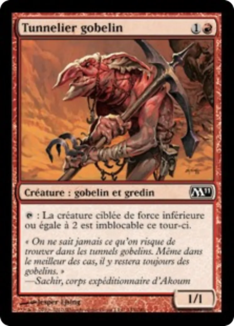 Tunnelier gobelin — Magic 2011 — Magic: The Gathering