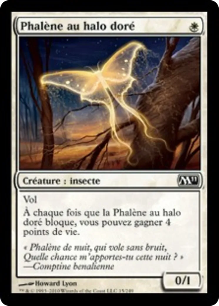 Phalène au halo doré — Magic 2011 — Magic: The Gathering