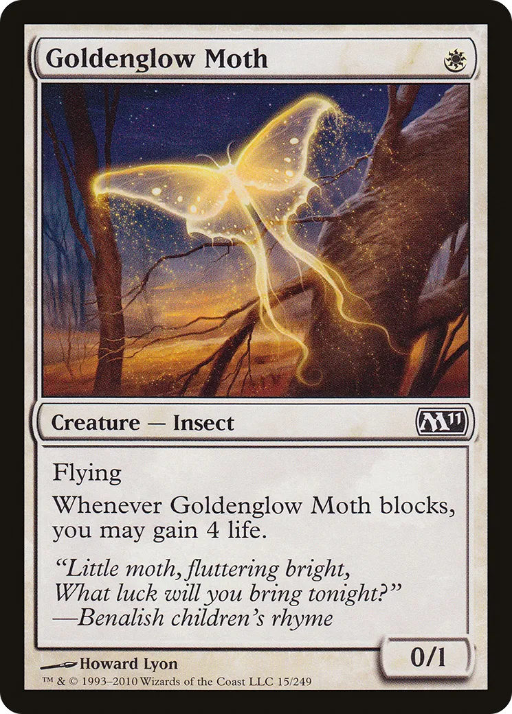 Phalène au halo doré — Magic 2011 — Magic: The Gathering