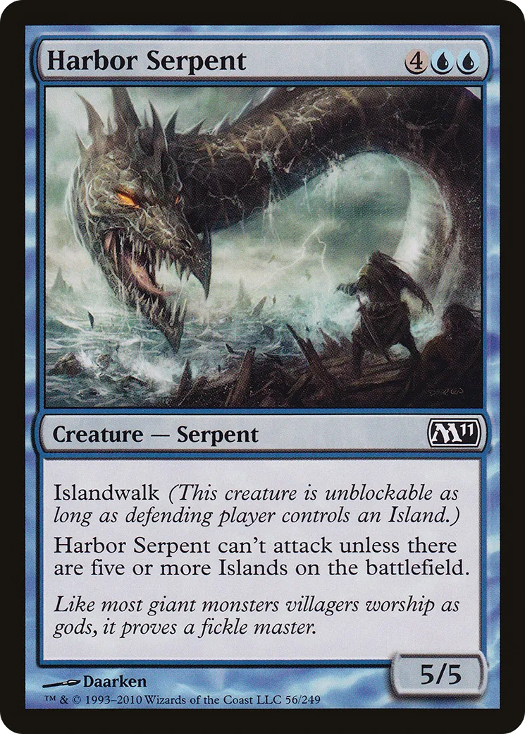 Harbor Serpent — Magic 2011 — Magic: The Gathering