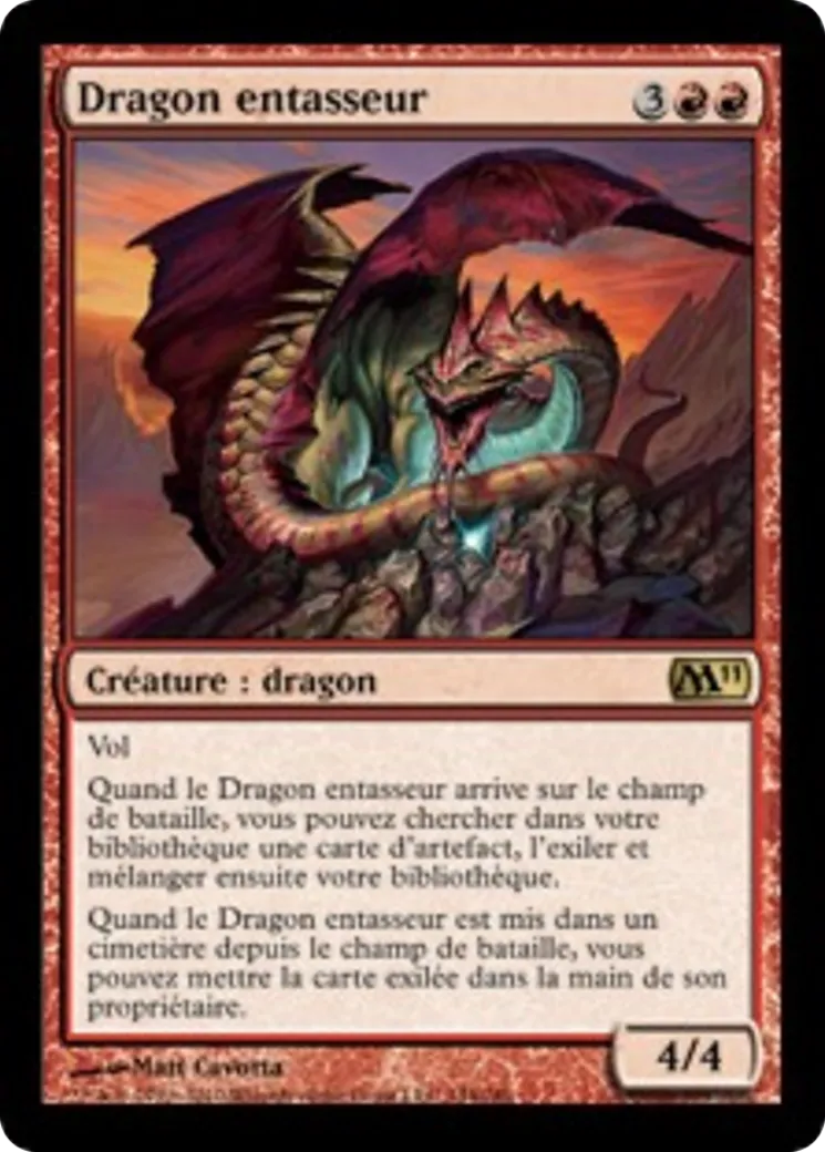 Dragon entasseur — Magic 2011 — Magic: The Gathering