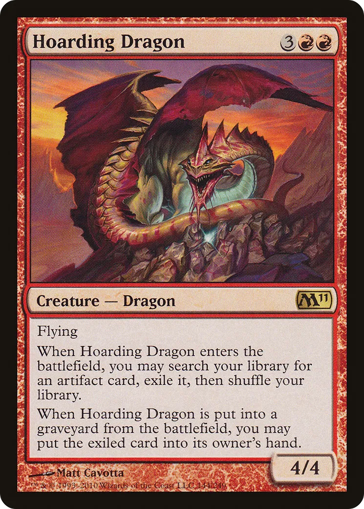 Hoarding Dragon — Magic 2011 — Magic: The Gathering