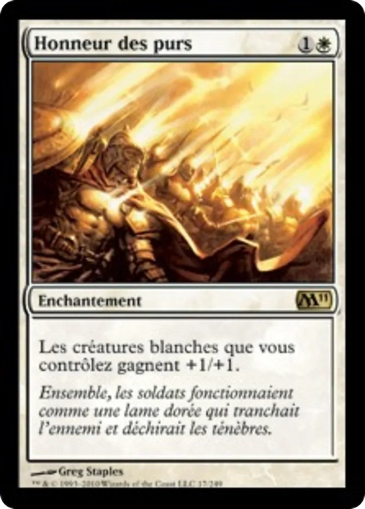 Honneur des purs — Magic 2011 — Magic: The Gathering