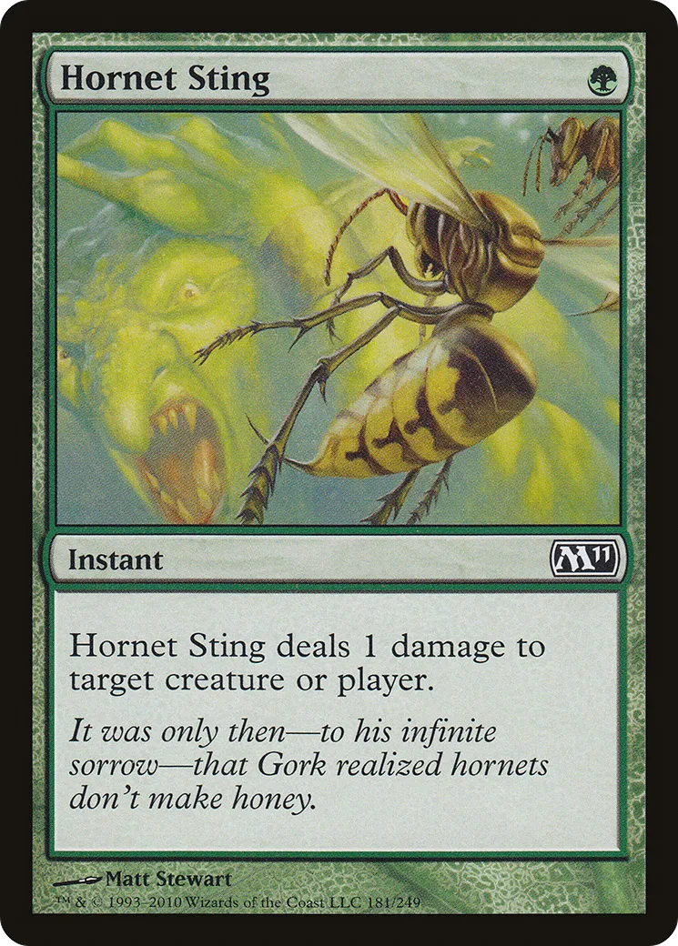 Hornet Sting — Magic 2011 — Magic: The Gathering