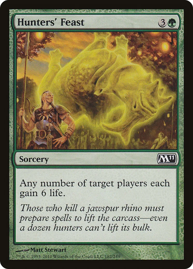 Hunters' Feast — Magic 2011 — Magic: The Gathering