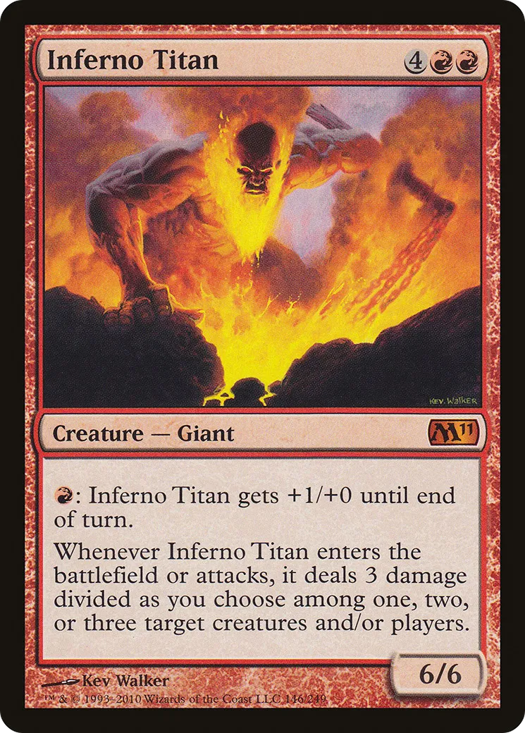 Inferno Titan — Magic 2011 — Magic: The Gathering