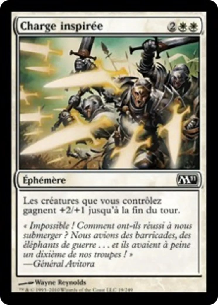 Charge inspirée — Magic 2011 — Magic: The Gathering