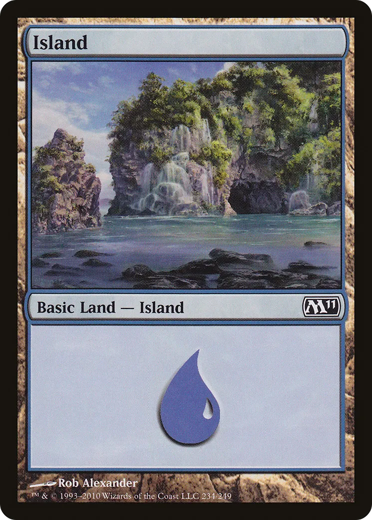 Island — Magic 2011 — Magic: The Gathering