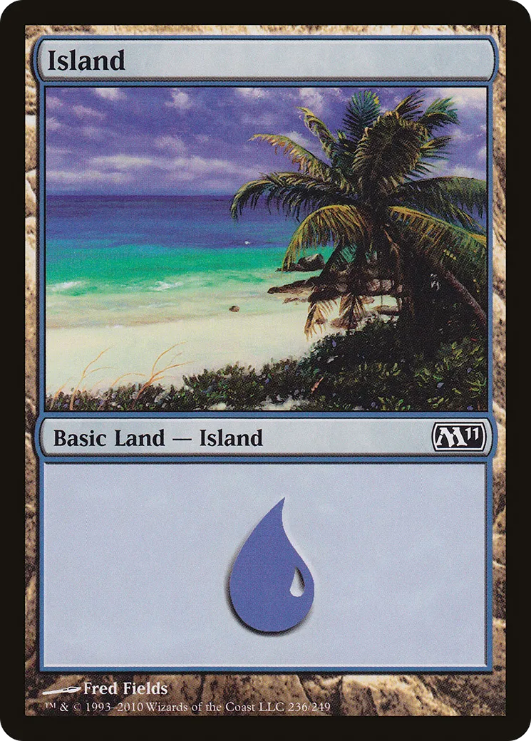 Island — Magic 2011 — Magic: The Gathering