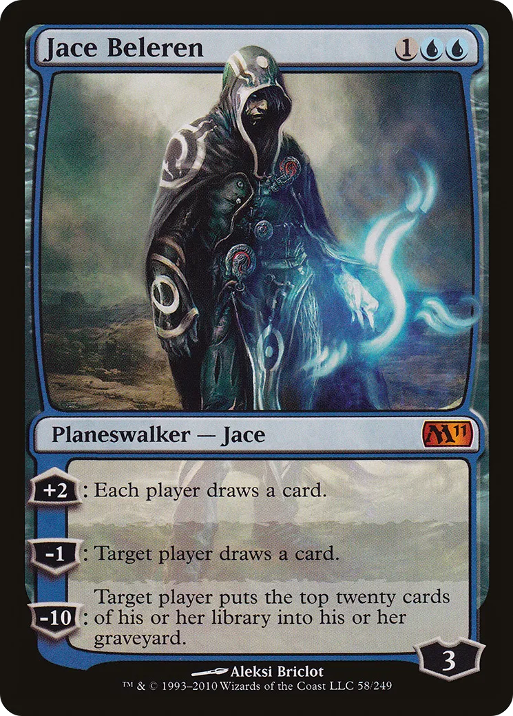 Jace Beleren — Magic 2011 — Magic: The Gathering