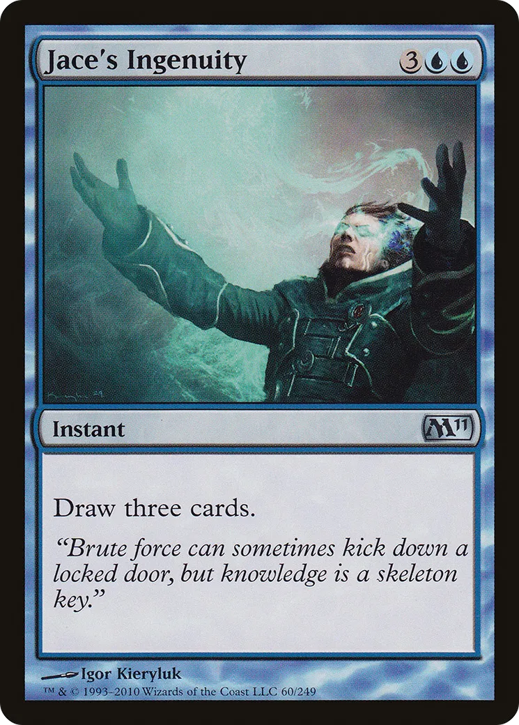 Jace's Ingenuity — Magic 2011 — Magic: The Gathering