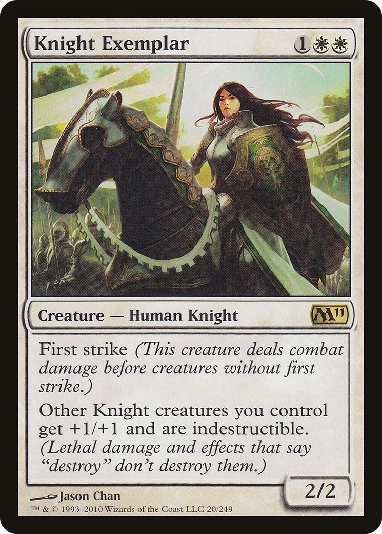 Archétype de chevalier — Magic 2011 — Magic: The Gathering