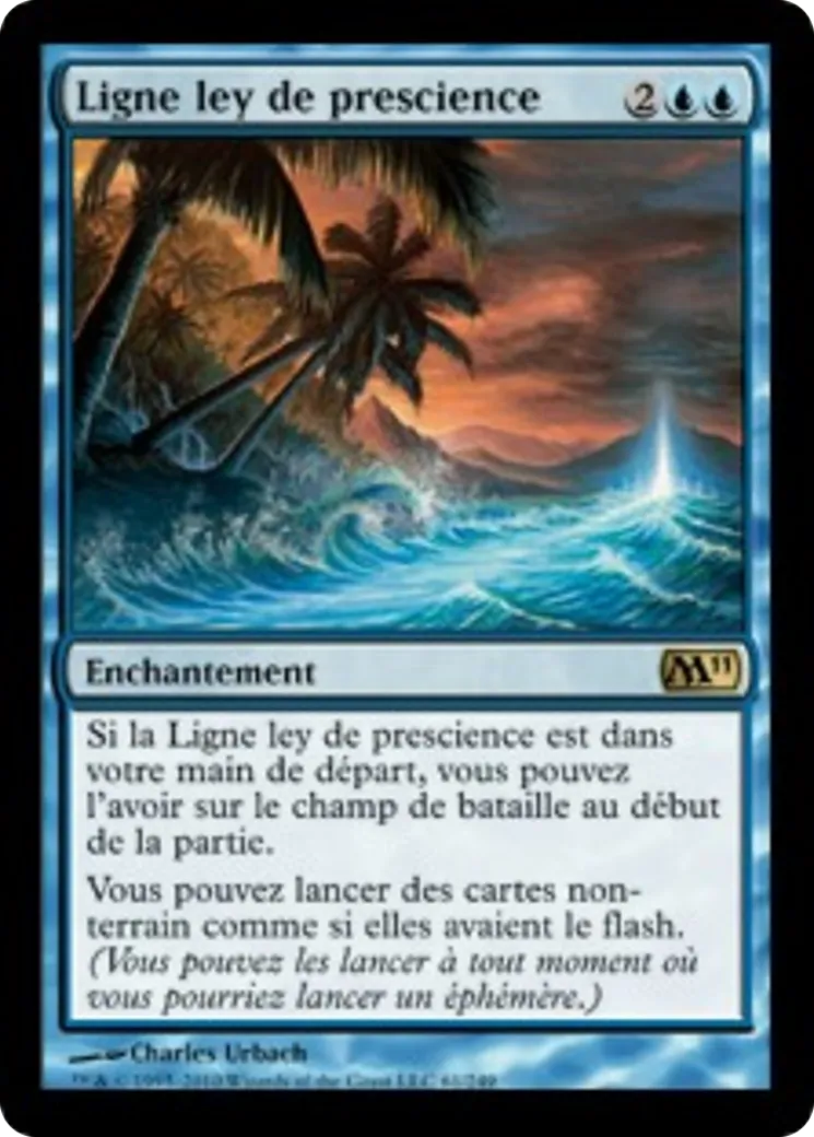 Ligne ley de prescience — Magic 2011 — Magic: The Gathering