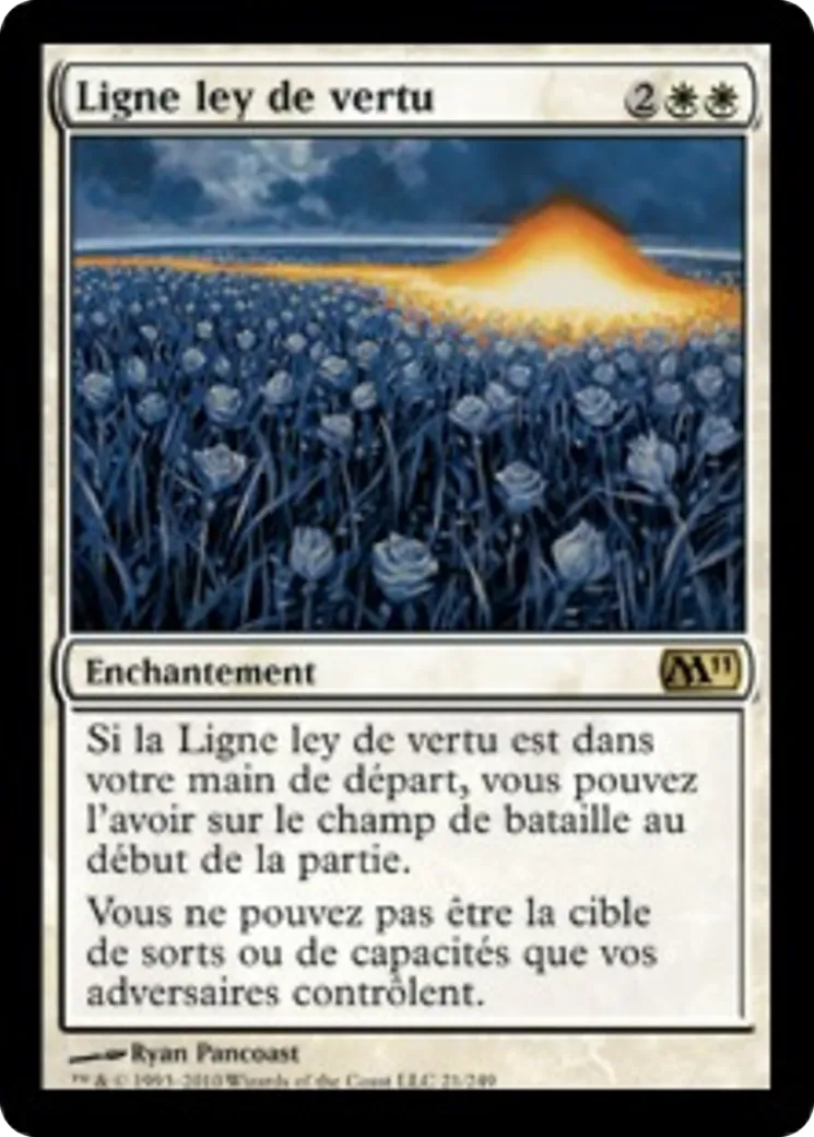 Ligne ley de vertu — Magic 2011 — Magic: The Gathering
