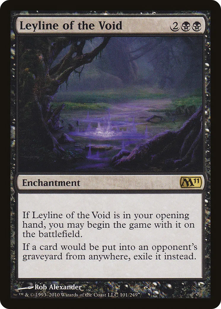 Leyline of the Void — Magic 2011 — Magic: The Gathering